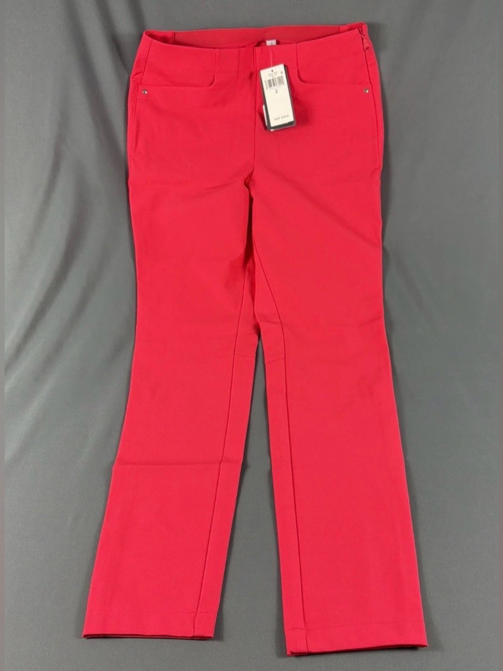 RLX Ralph Lauren Women Golf Pants Solid 6 Red Pink Nylon Spandex NWT MSRP $168